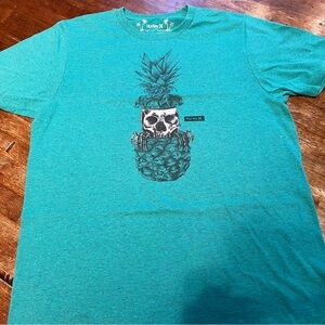 Hurley skull/pineapple graphic T-shirt